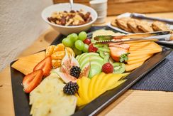 Healthy fruit platter to snack on